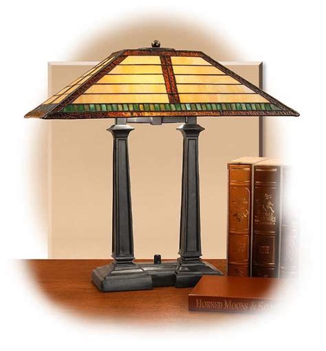 It is handcrafted with 56 pieces of. Arts & Crafts Tiffany Style Desk Lamp | Russell's For Men