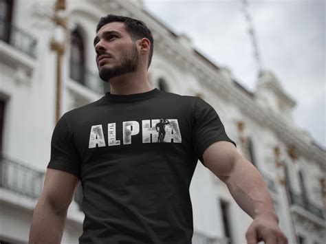 Alpha T Shirt Alpha Male Shirt Funny Workout T Shirt Etsy