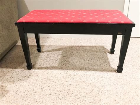 Try this easy upholstery idea. Reupholstering Piano Bench - DIY - Home with Keki
