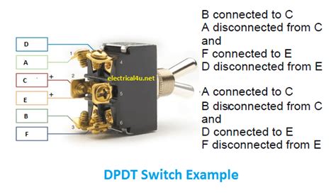 Dpdt Switch Connection Diagram Wiring Draw