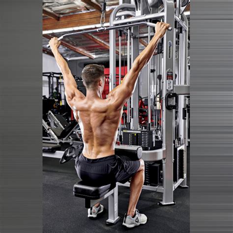 Pronated Wide Grip Lat Pulldown Exercise Video Guide Muscle And Fitness