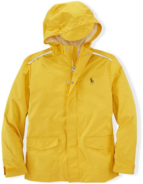 Ralph Lauren Boys Waterproof Hooded Rain Jacket Shopstyle