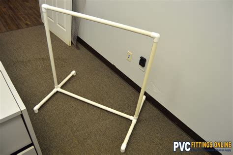 Our inexpensive pvc pipe and fittings make this an economical project! DIY PVC Clothes Rack - Easy DIY with PVC Pipe and Fittings