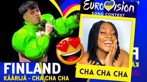 Eurovision 2023 Käärijä Cha Cha Cha Reaction Finland 🇫🇮 National