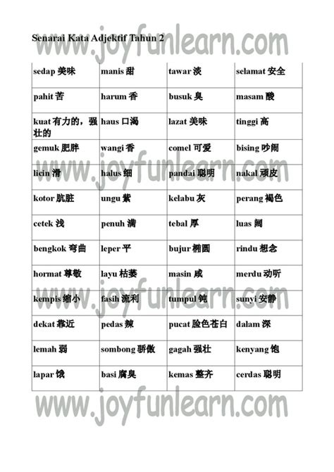 Kata adjektif tahun 3 kuiz. Contoh Soalan Frasa Adjektif - Bbr1m