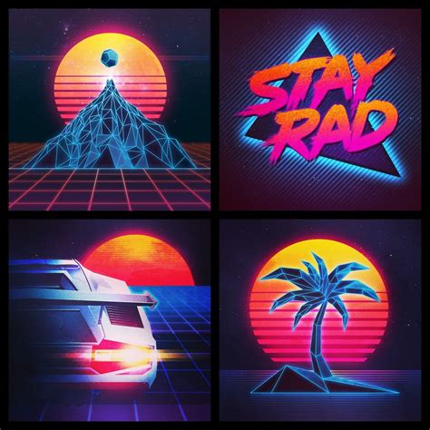 80s Inspired By James White Of Signalnoise Studios Retro Graphic