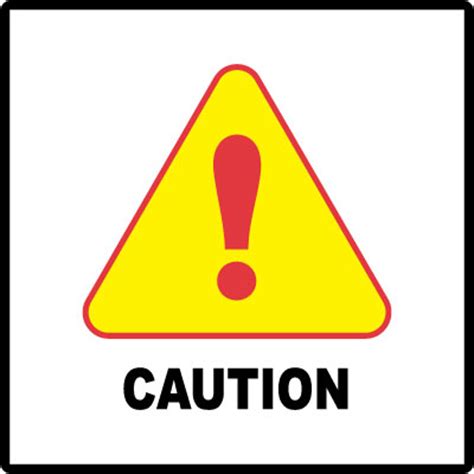 Trail and Symbol Sign - Caution Symbol | Stonehouse Signs