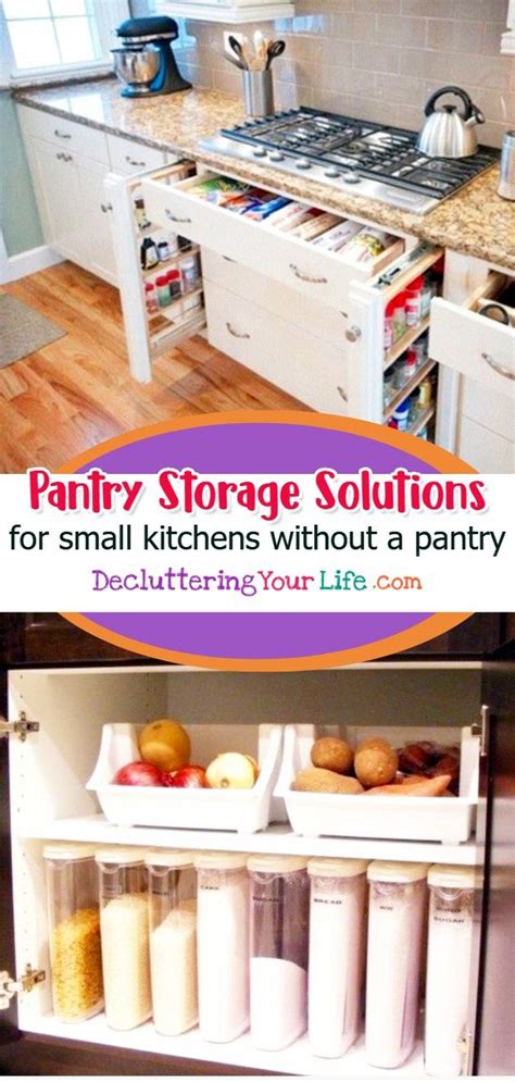 You need to combine storage with smart displays and the right hues to find that perfect balance between the two. No Pantry? How To Organize a Small Kitchen WITHOUT a ...