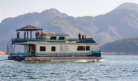 Enjoy view of big spirit lake in cabin w/fireplaceenjoy wonderful views of big spirit lake from your cabin. Bridge Bay Resort: Shasta Lake Houseboat Rentals