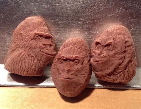 Chocolate Gorilla Head Filled With Flavored By Alchemybydesign