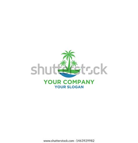 Palm Beach Logo Design Vector Stock Vector Royalty Free 1463929982