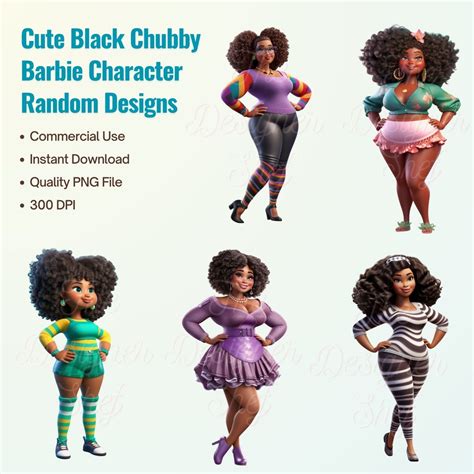 Cute Chubby Black Girl Black Girl Png Black Princess Cute Etsy