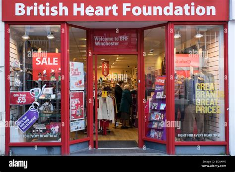 British Heart Foundation Charity Shop High Street Winchester England