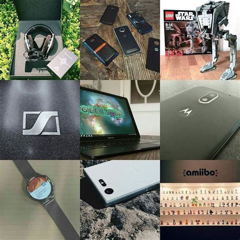 The Collage Shows Many Different Electronics And Gadgets Such As