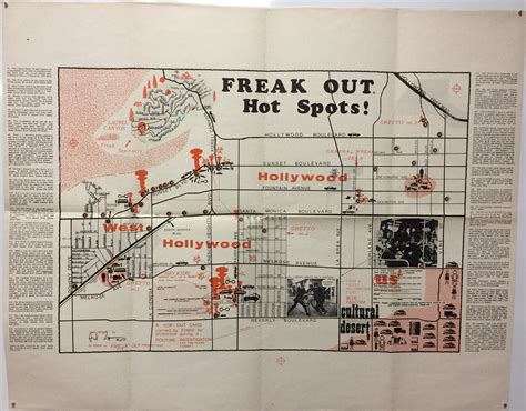 Zappa 1967 Freak Out Map A Stunning Piece Here This An Original And