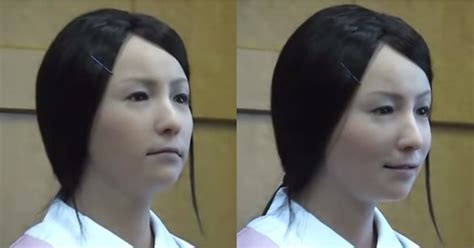 Creepily Lifelike Japanese Robot Popsugar Tech