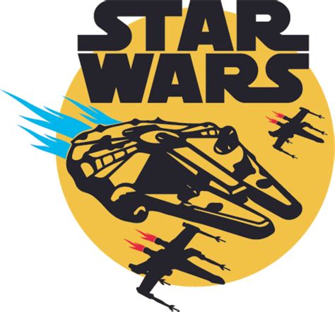 Star Wars Logo Picture Cartoon Character Wall Art Vinyl