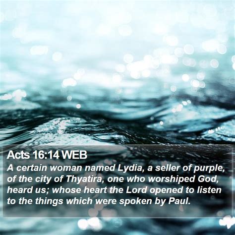 Acts 1614 Web A Certain Woman Named Lydia A Seller Of Purple