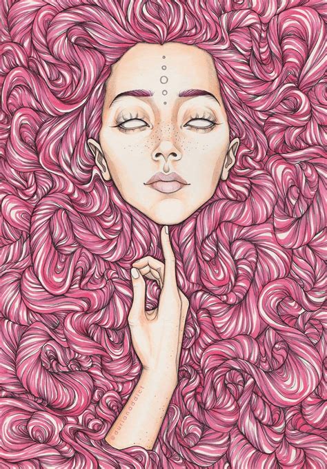 Pink Prints Available For Preorder Psychedelic Drawings Hippie Art Art