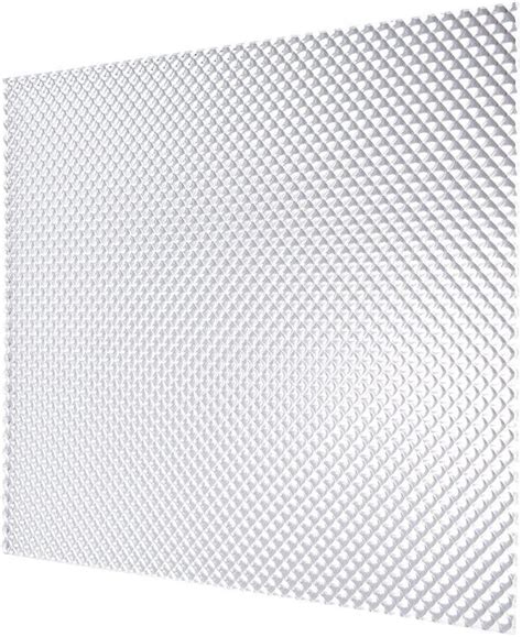 Duralens Lighting Panel Acrylic Cover 2x2 Clear Prismatic 2 Ft X