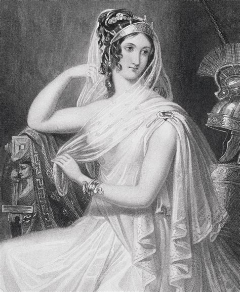 Helen Of Troy Imaginary 19th Century Drawing By Vintage Design Pics