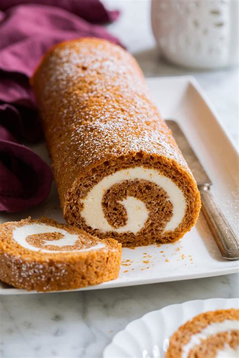 Best Pumpkin Roll Recipe With Cream Cheese Filling The Cake Boutique