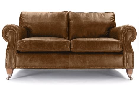 Hepburn Hobnail Leather 3 Seater Sofa From Old Boot Sofas
