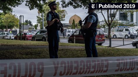 New Zealand Shooting Suspect Is Charged With 50 Counts of Murder - The