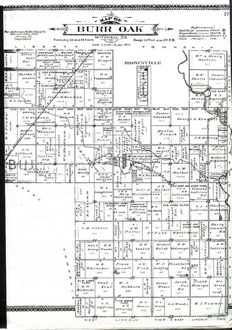 Mitchell County Maps