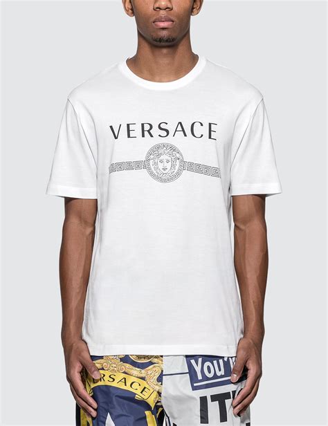 Versace Cotton Vintage Logo T Shirt In White For Men Lyst