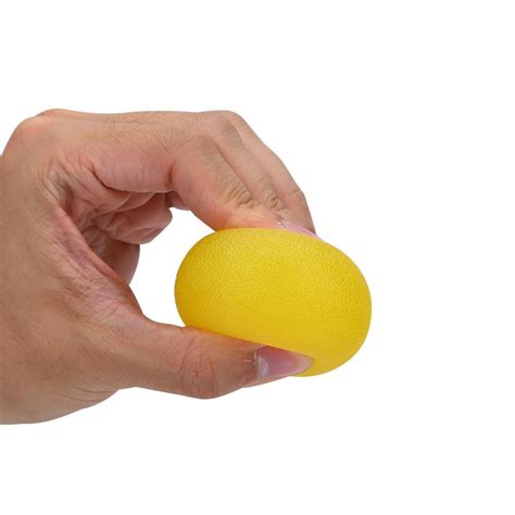 Tebru Silicone Massage Therapy Grip Ball For Hand Finger Strength Exercise Stress Relief Finger