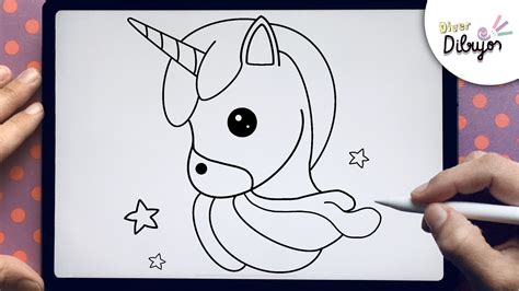 Cómo dibujar un Unicornio Kawaii DiverDibujos