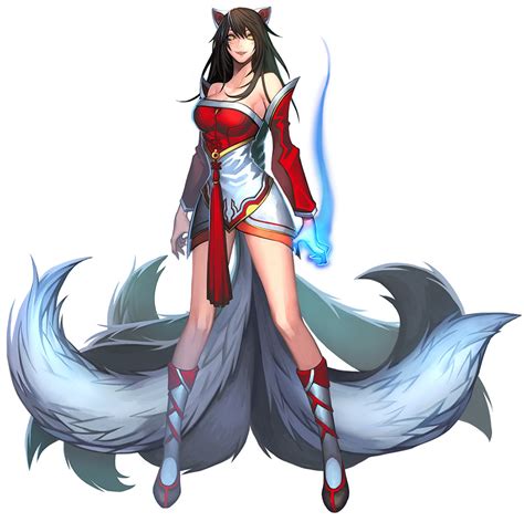 Ahri League Of Legends Drawn By Tyutii Danbooru