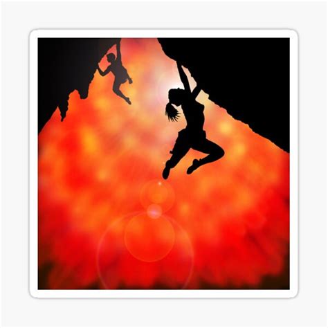 Bouldering Flare Sticker For Sale By Mindgoop Redbubble