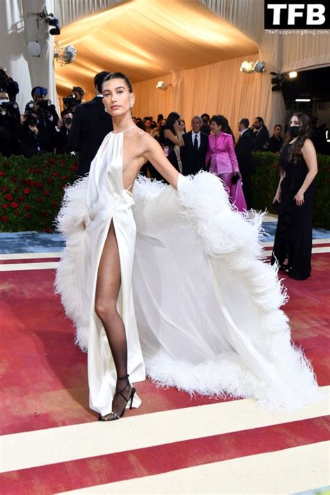 Hailey Bieber Shows Off Her Sexy Legs At The 2022 Met Gala In Nyc 50 Photos Thefappening