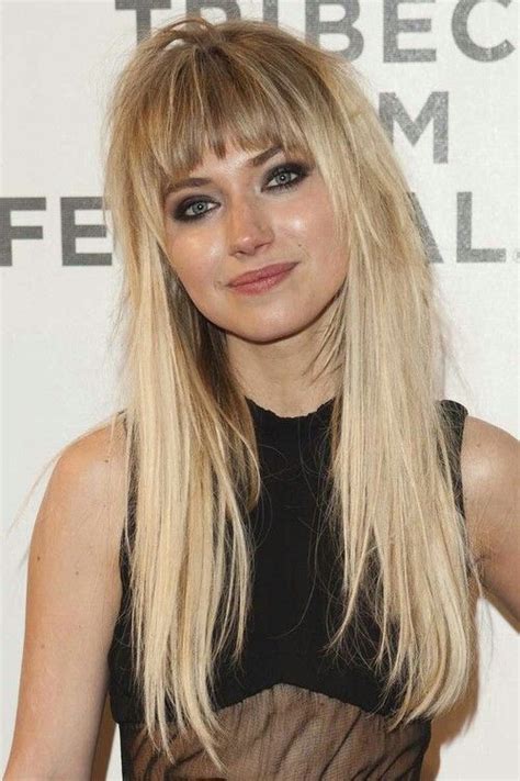 Love This Hair Imogen Poots Long Hair With Bangs Long Hair Styles Hairstyles With Bangs