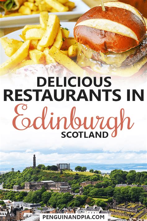 The Best Places to Eat in Edinburgh | Penguin and Pia | Scotland food