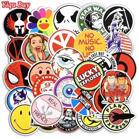 Graffiti Sticker Sticker Pack 50 Pcs Stickers Graffiti Laptop