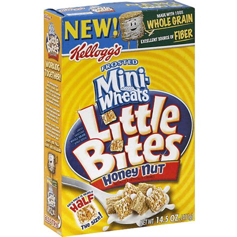 Kelloggs Frosted Mini Wheats Little Bites Honey Nut Cereal Cereal