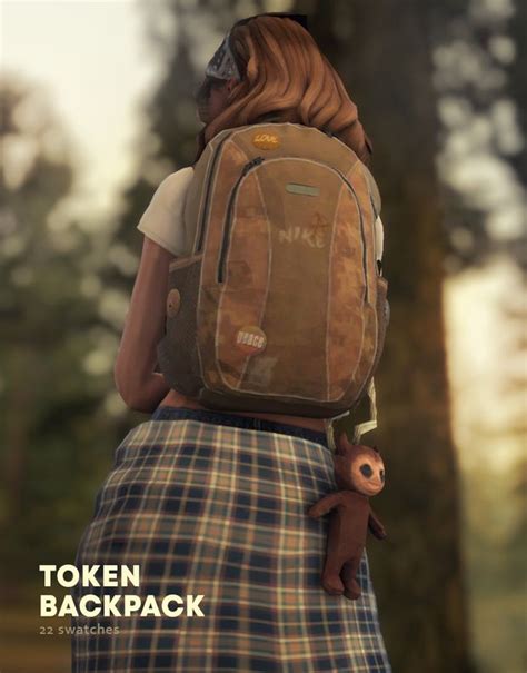 Token Backpack Recolor Issygoing On Patreon In 2022 Sims 4 Sims