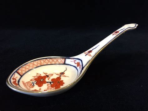 Millions customers found chinese spoon templates &image for graphic design on pikbest. Vintage Chinese Porcelain Spoon Rest Handpainted Floral ...