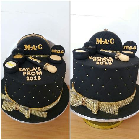 Prom cake black and gold | Cake design, Cake, Prom