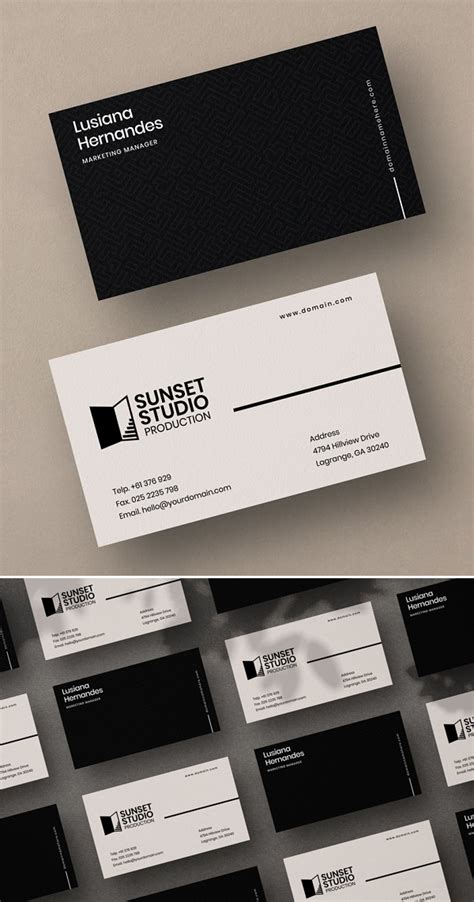 Modern Business Cards Design Graphic Design Junction Clean