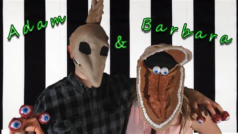 Diy Beetlejuice Adam Barbara Masks Youtube
