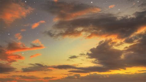 2946x1666 Astral Sky Photography Orange Star Starry Cloudy