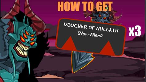 Aqw Fastest Way To Get Voucher Of Nulgath X3 Non Mem Youtube