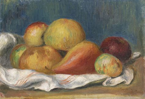 Pierre Auguste Renoir Still Life With Apples And A Pear C1889 In