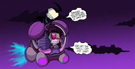 Get Off My Ship By Metros Soul On Deviantart Animated Cartoons Invader Zim Characters