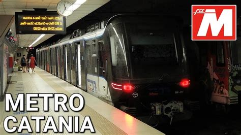 4k 🇮🇹 Catania Metro 🇮🇹 Metropolitana Di Catania 2022 Youtube