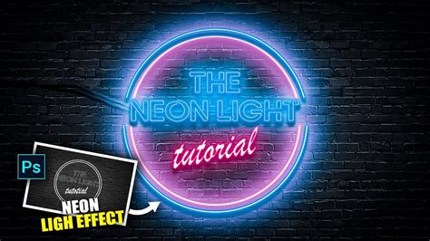 Amazing Neon Light Effect In Photoshop Pixplay Photoshop Tutorial